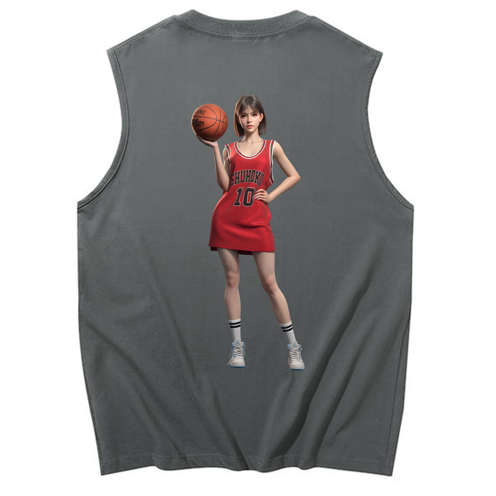 （画像用） SLAM DUNK／スラムダンク コットン100％タンクトップ（背面プリント）